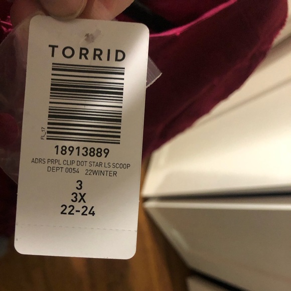 Torrid dress - pink with stars. New with tags - Picture 5 of 5